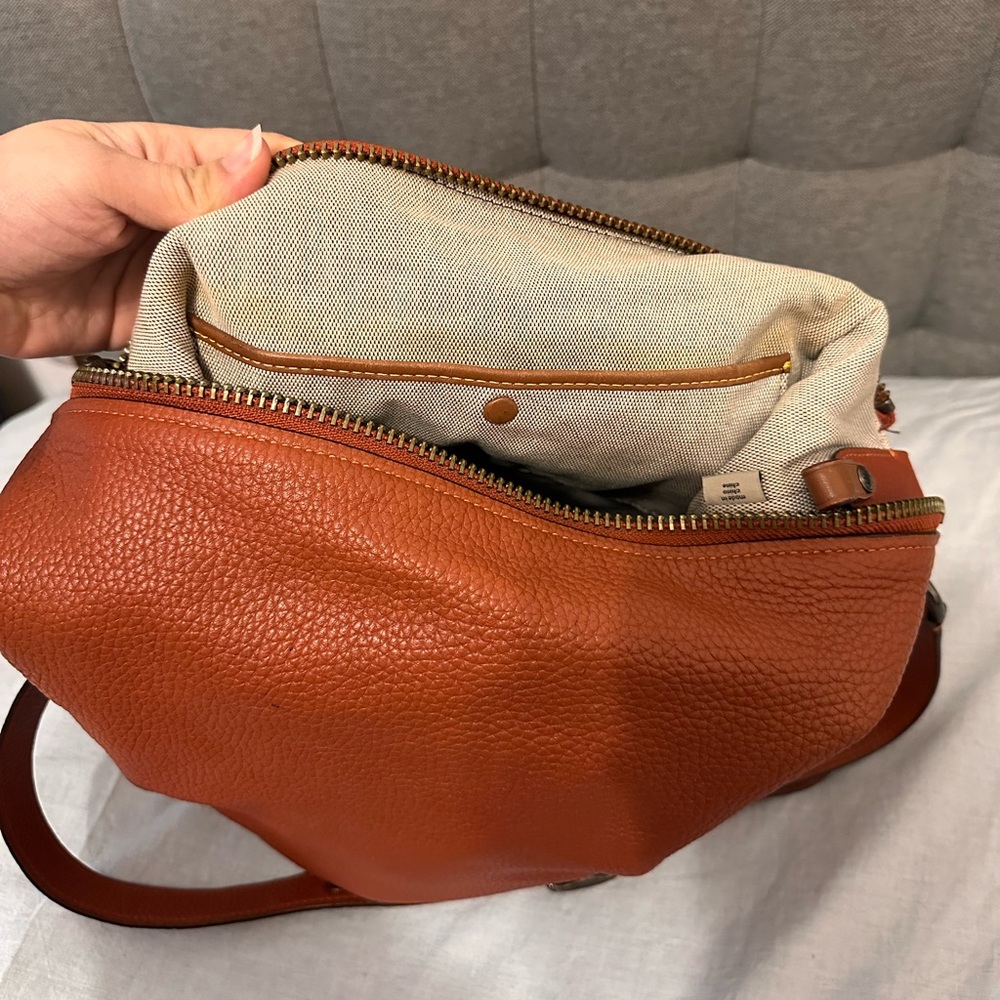 Coach Archive Ltd Ed Natural Pebbled Chili Leather LG Duffle Shoulder Bag RARE! - Picture 7 of 10